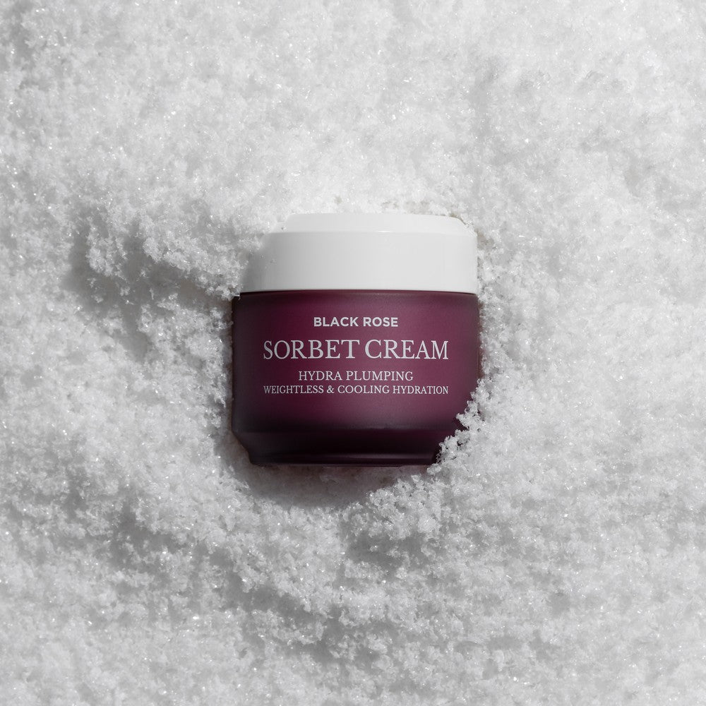 Luxury skincare with Heimish Black Rose Sorbet Cream