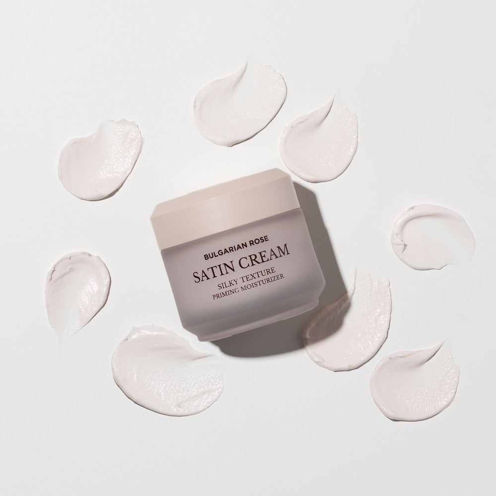 Heimish Bulgarian Rose Satin Cream in glass jar