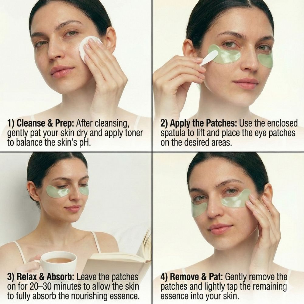 HEIMISH MATCHA BIOME HYDROGEL EYE PATCH