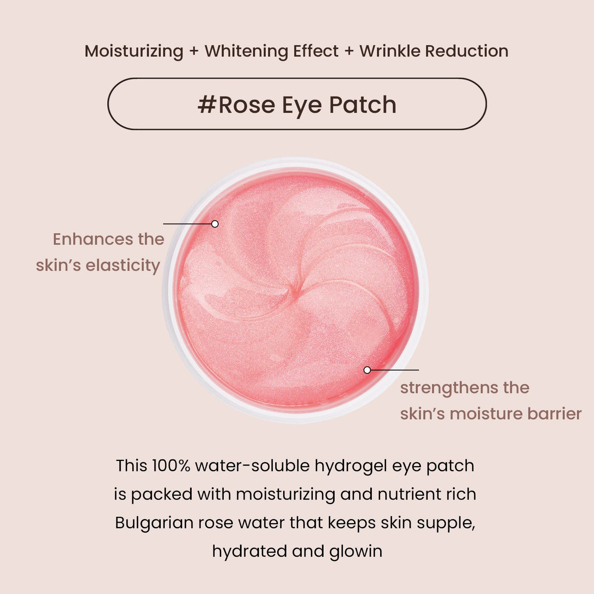 HEIMISH BULGARIAN ROSE HYDROGEL EYE PATCH