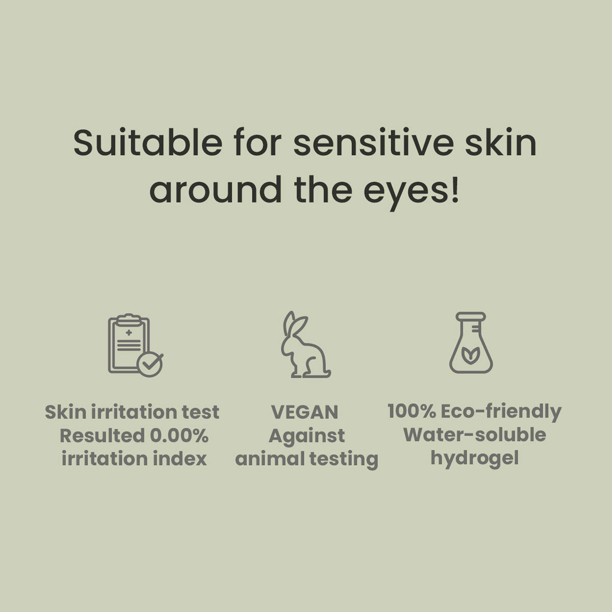 HEIMISH MATCHA BIOME HYDROGEL EYE PATCH