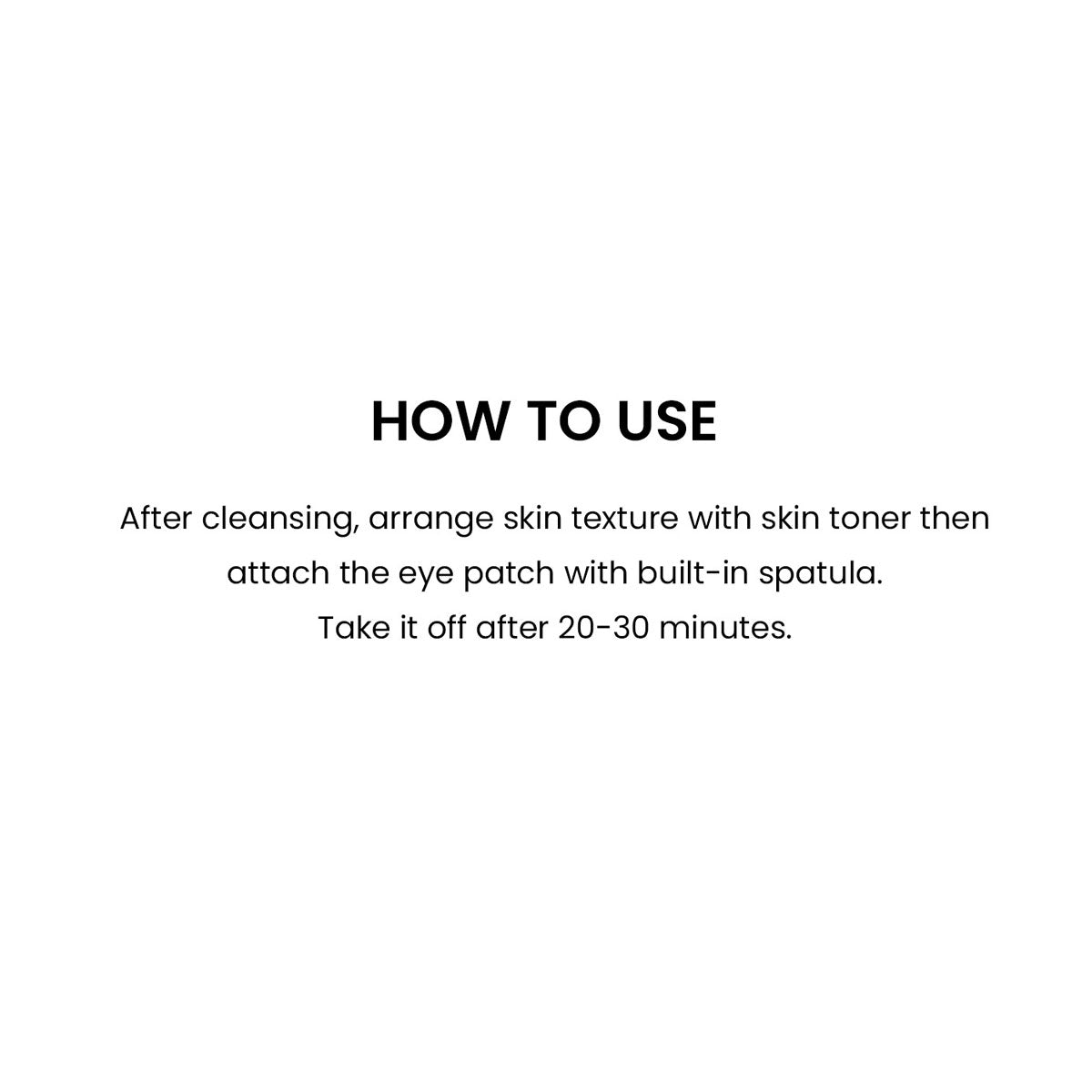 How to use HEIMISH MATCHA BIOME HYDROGEL EYE PATCH