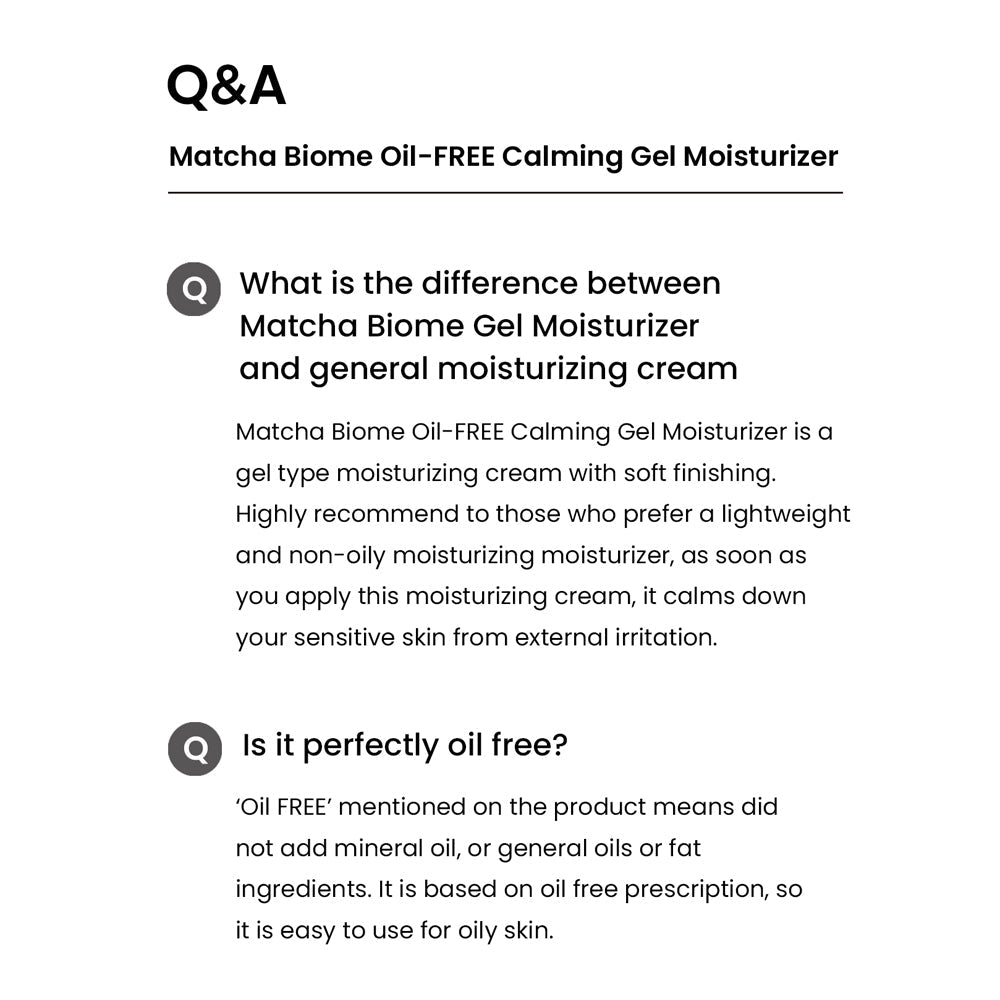 HEIMISH MATCHA BIOME OIL-FREE CALMING GEL MOISTURIZER