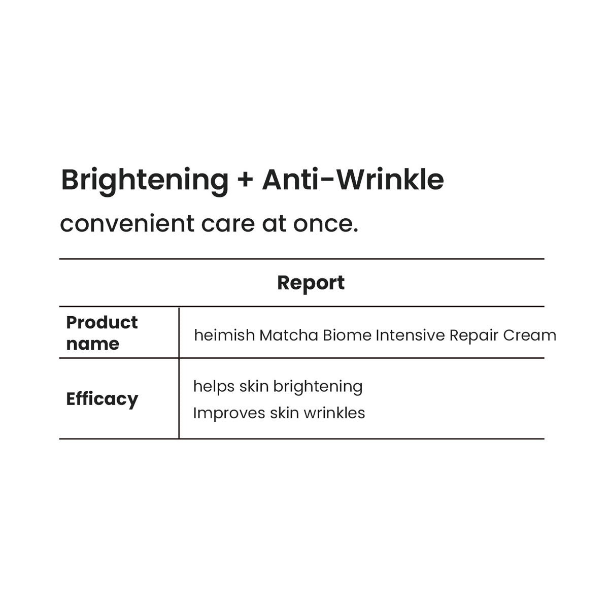 HEIMISH MATCHA BIOME INTENSIVE REPAIR CREAM
