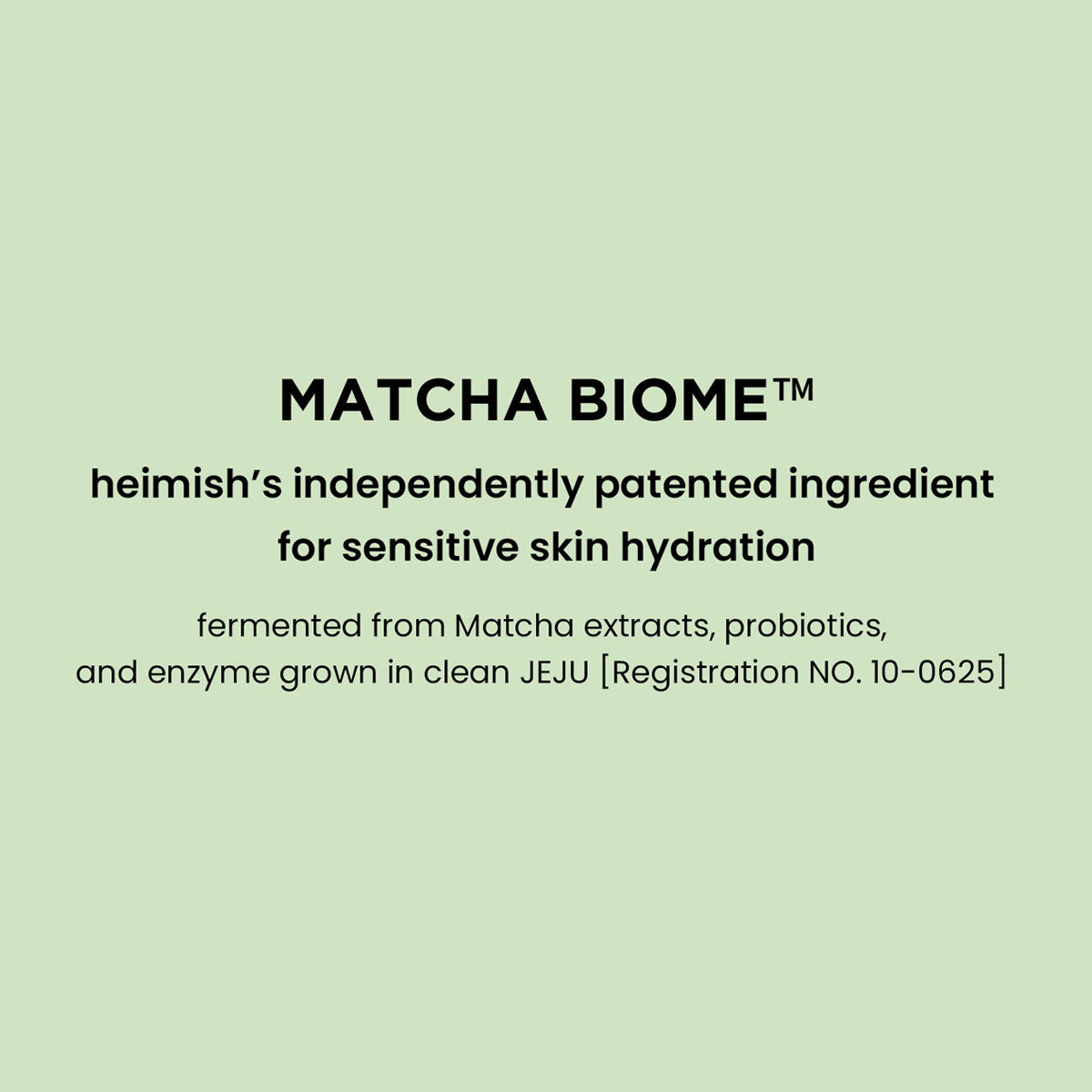 HEIMISH MATCHA BIOME INTENSIVE REPAIR CREAM