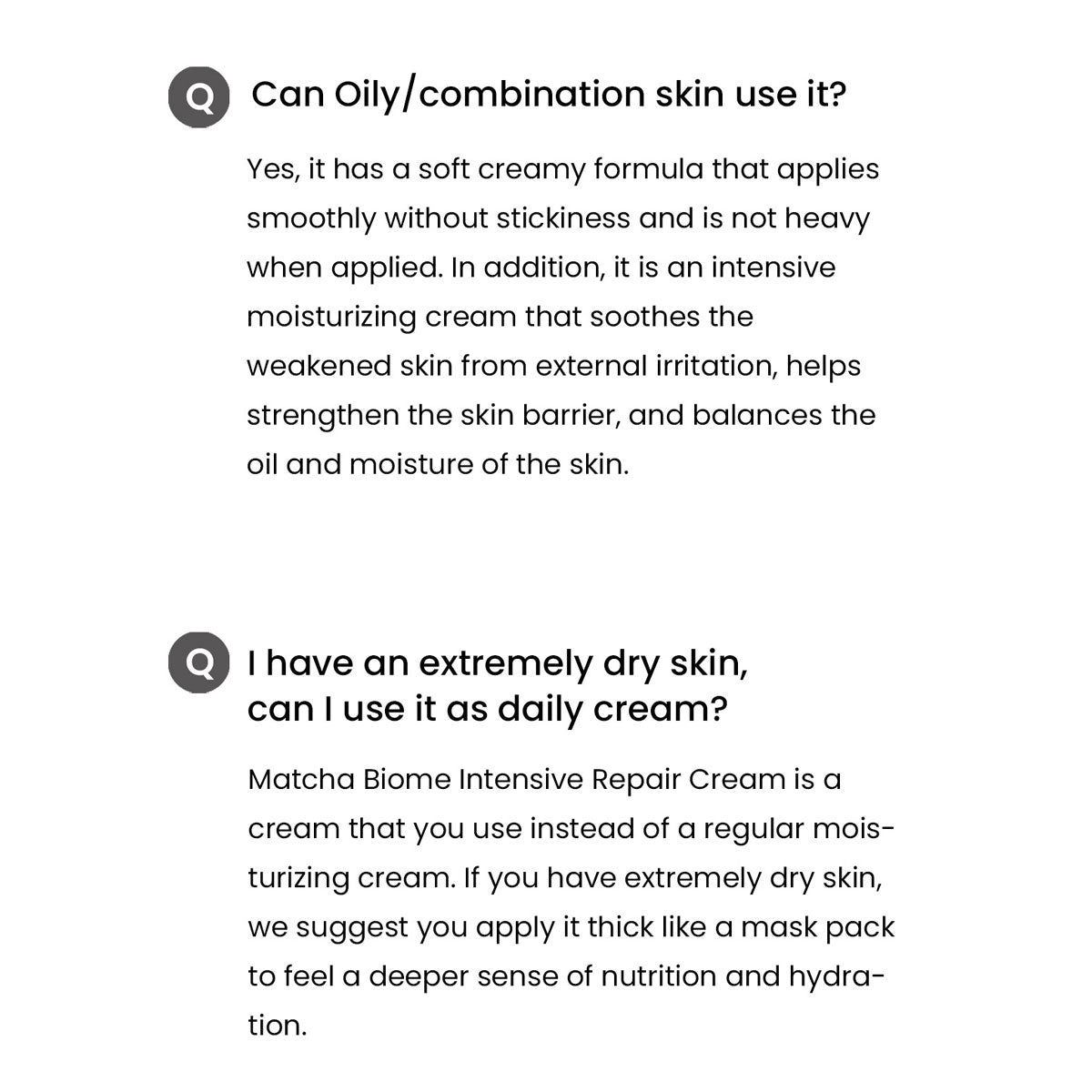 HEIMISH MATCHA BIOME INTENSIVE REPAIR CREAM