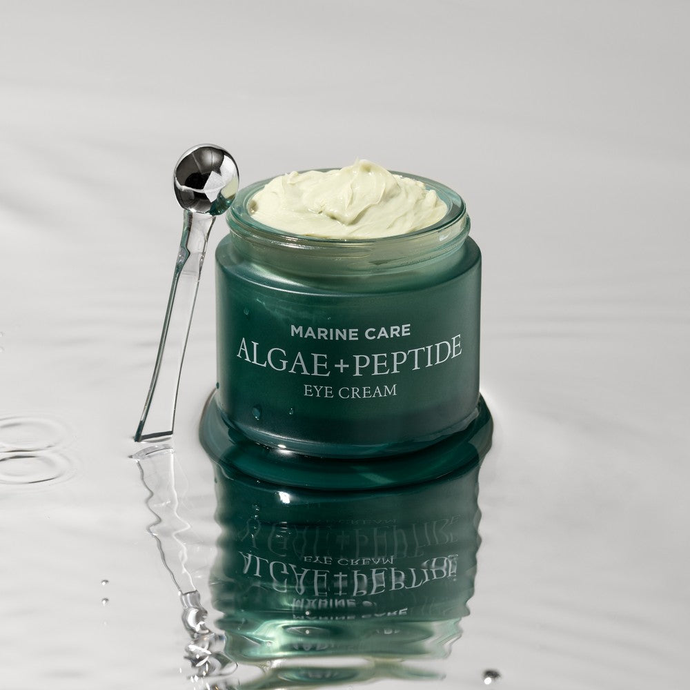 Heimish Marine Care Eye Cream application to under-eye area

