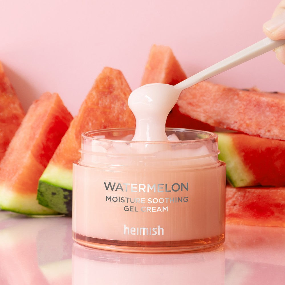 Close-up of Heimish Watermelon Moisture Soothing Gel Cream texture

