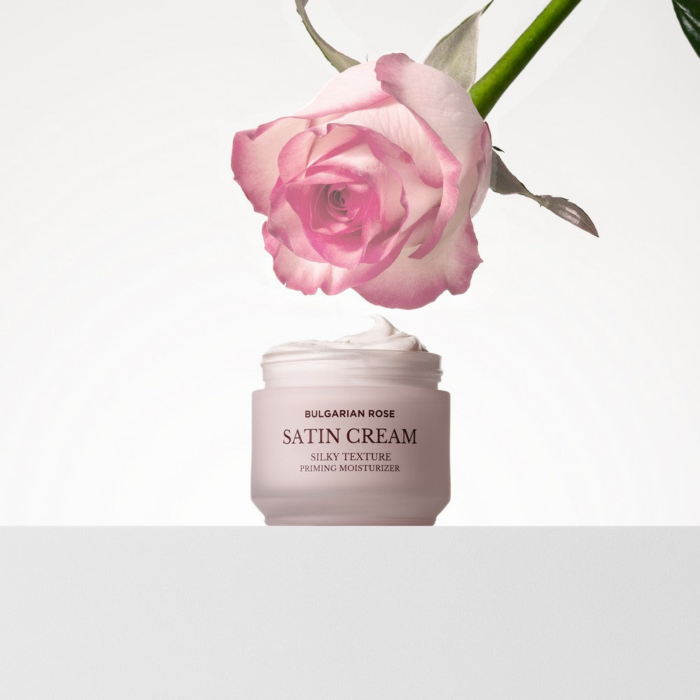 Rose Satin Cream moisturizer with Damask Rose Water


