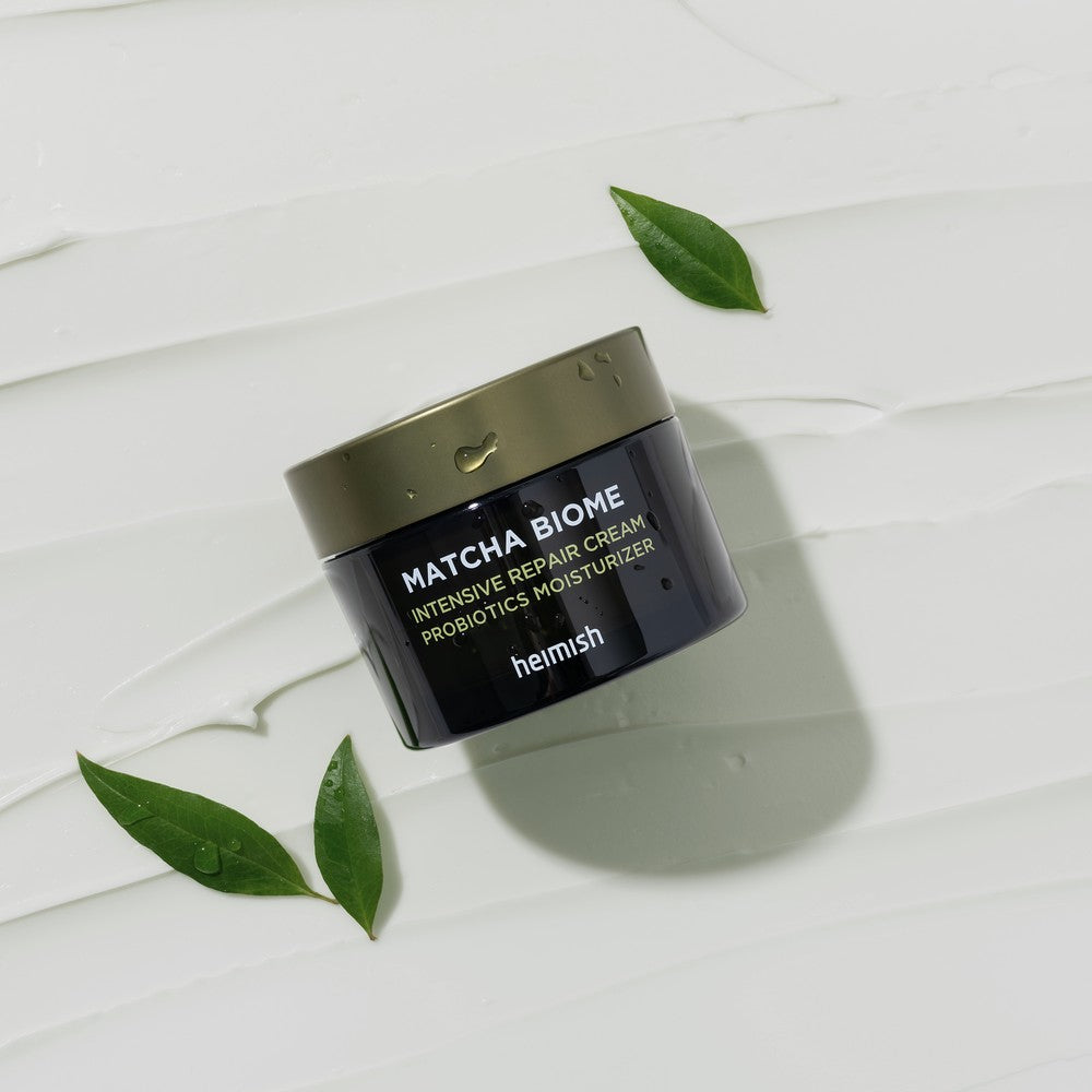 Heimish Matcha Biome Intensive Repair Cream on White Background

