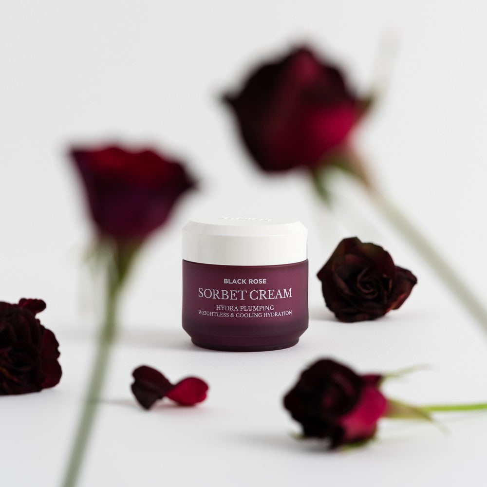 Heimish Black Rose Sorbet Cream for plump skin

