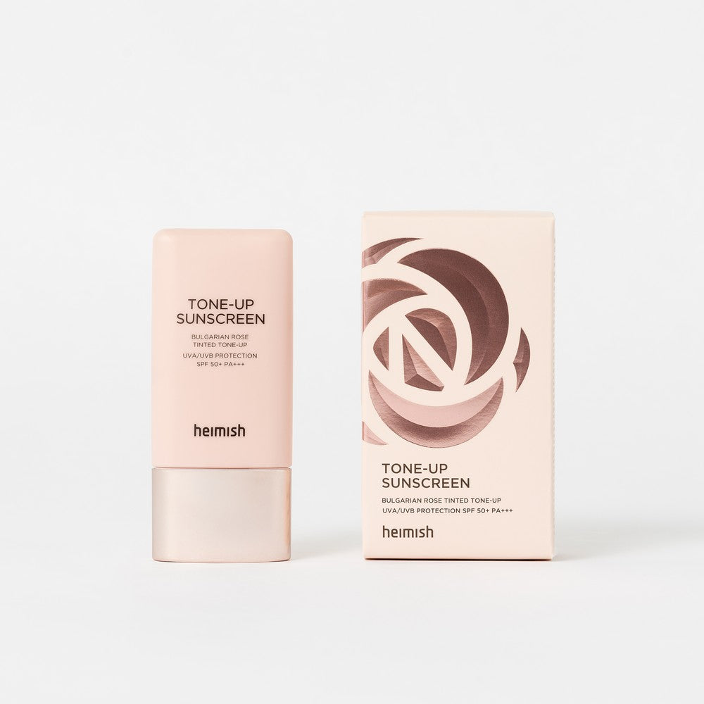Heimish sunscreen SPF50+ PA+++ in elegant packaging

