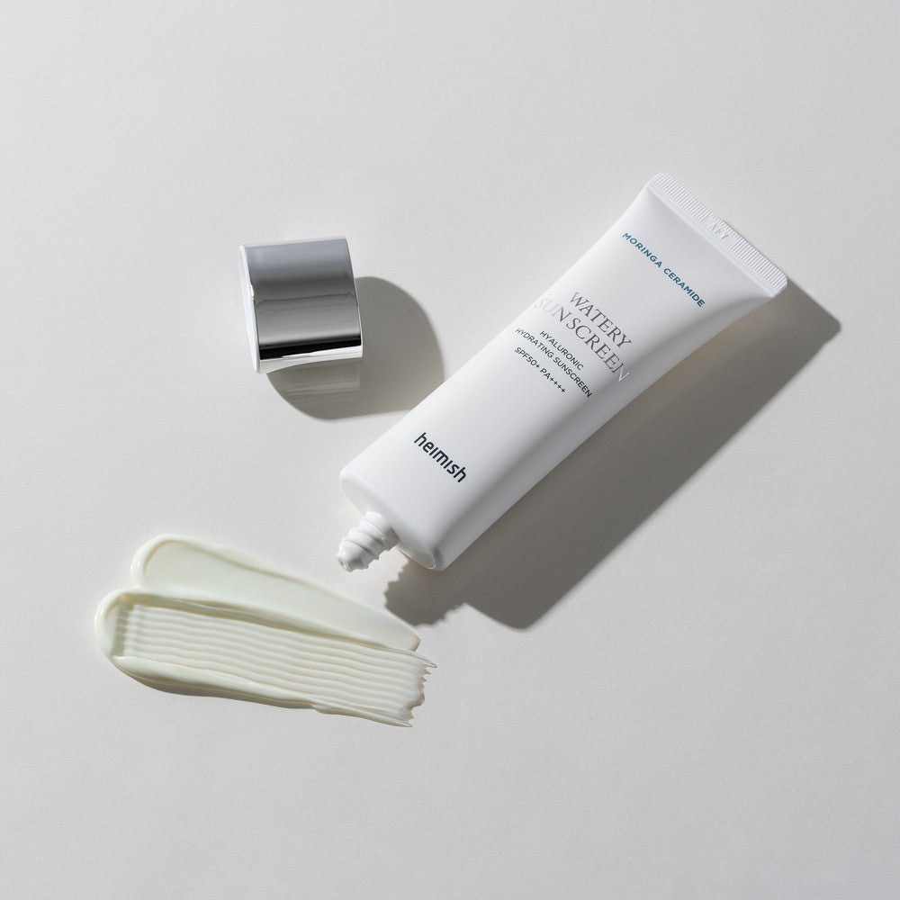 Close-up of Heimish sunscreen texture

