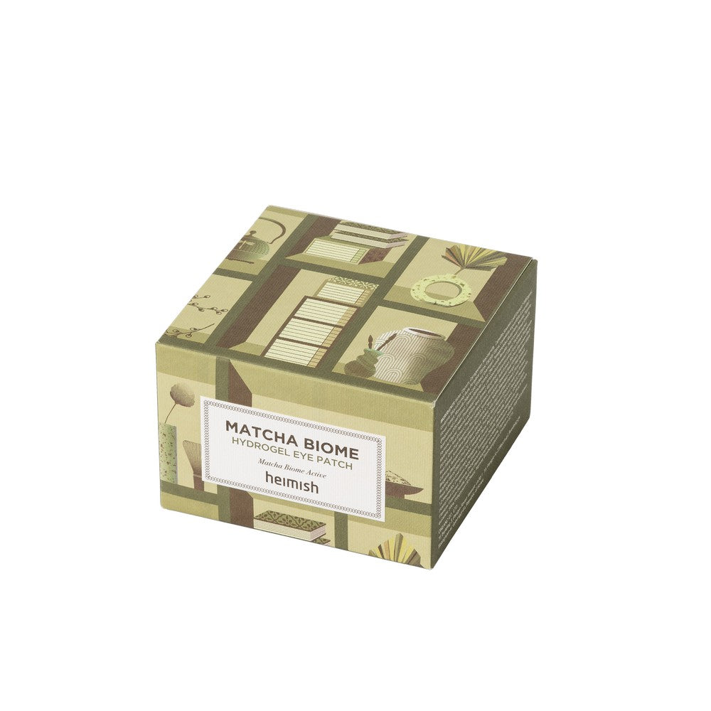 Heimish Matcha Biome Hydrogel Eye Patch in eco-friendly packaging

