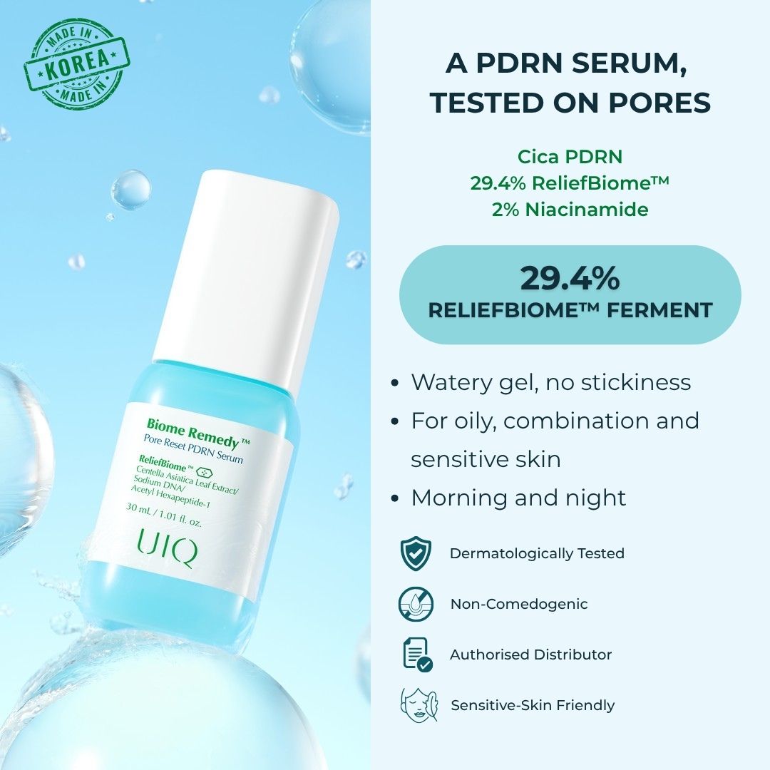 UIQ BIOME REMEDY™ PORE RESET PDRN SERUM
