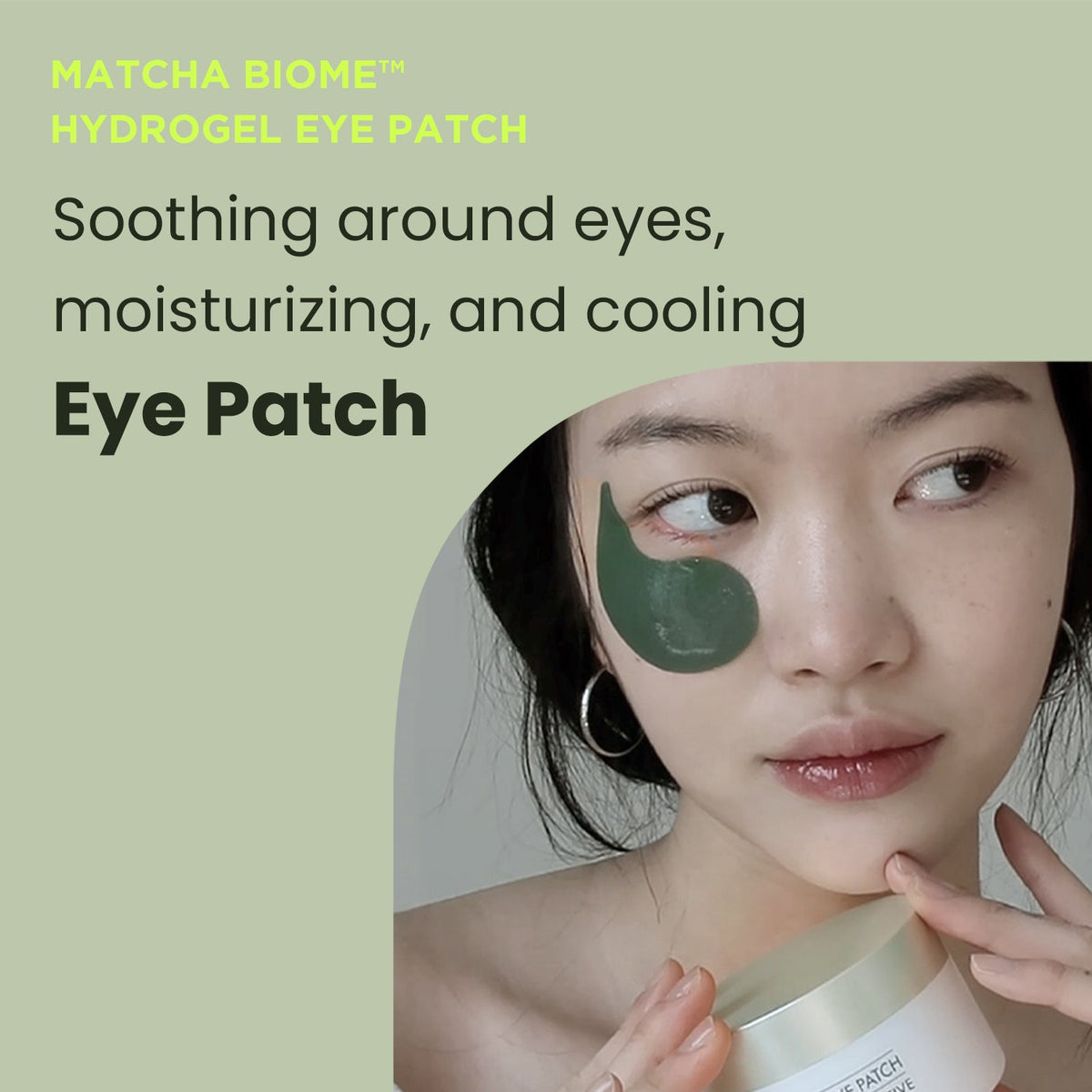 HEIMISH MATCHA BIOME HYDROGEL EYE PATCH