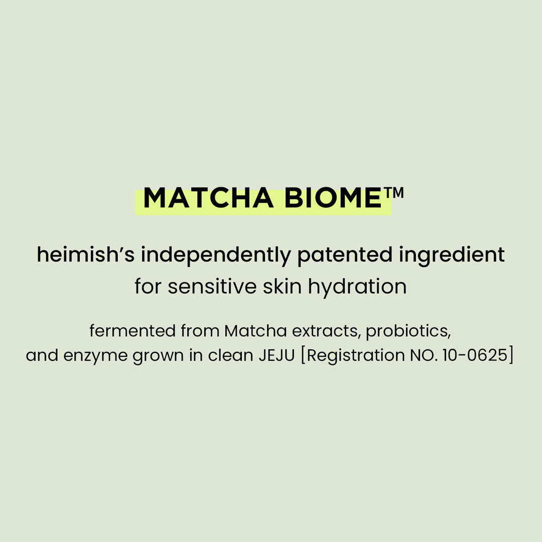 HEIMISH MATCHA BIOME REDNESS RELIEF HYDRATING TONER