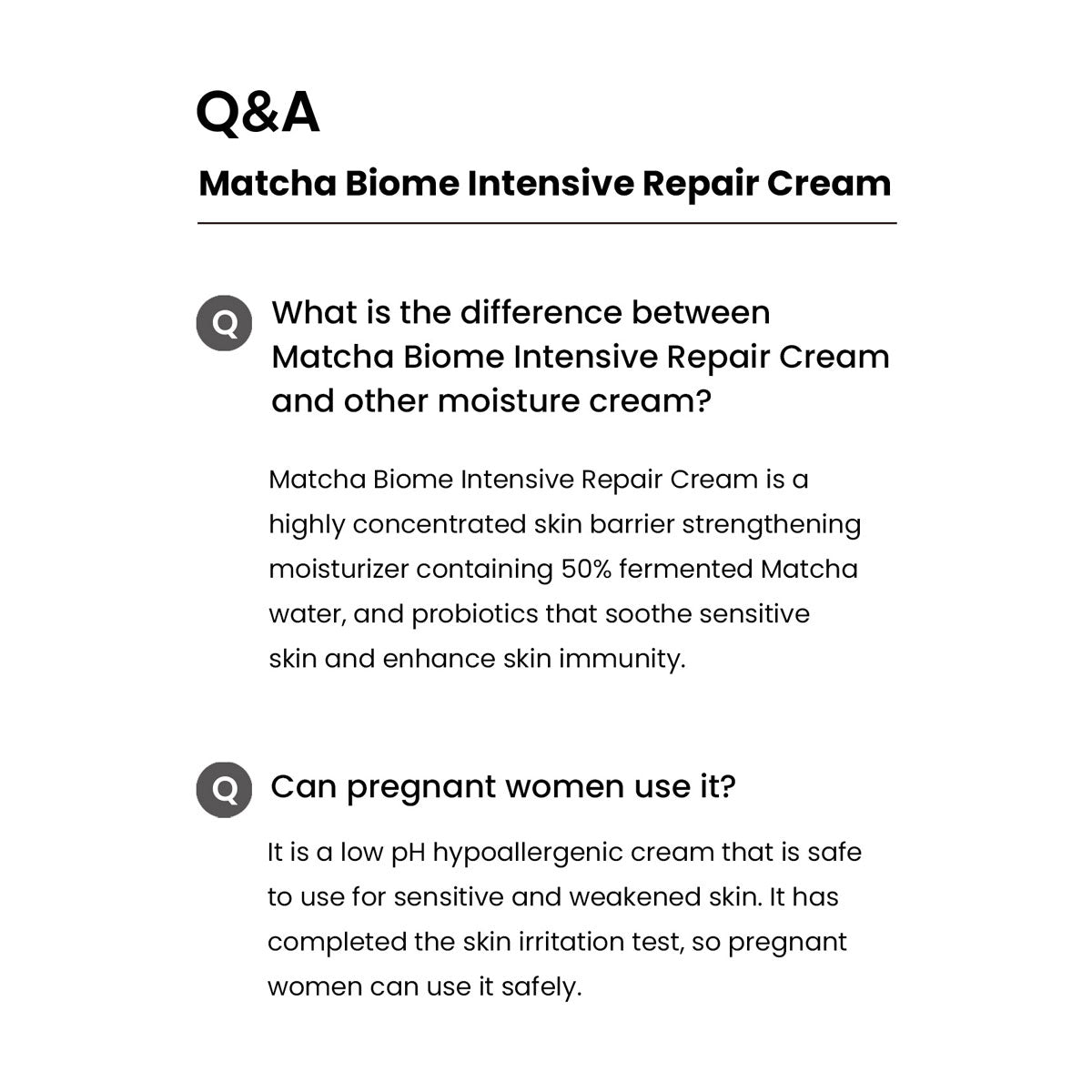HEIMISH MATCHA BIOME INTENSIVE REPAIR CREAM