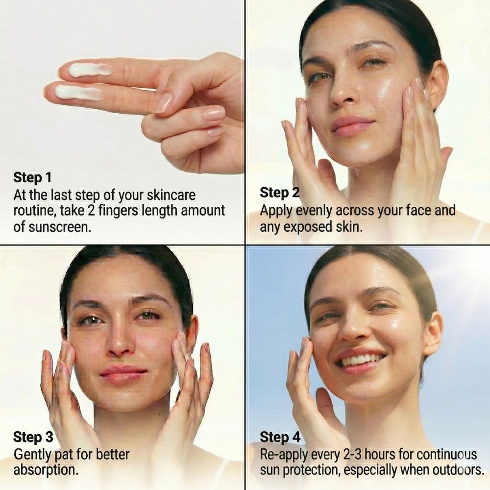 How to use HEIMISH MORINGA CERAMIDE WATERY SUNSCREEN